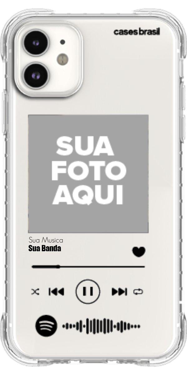 Capinha para Celular Polaroid com Sua Música