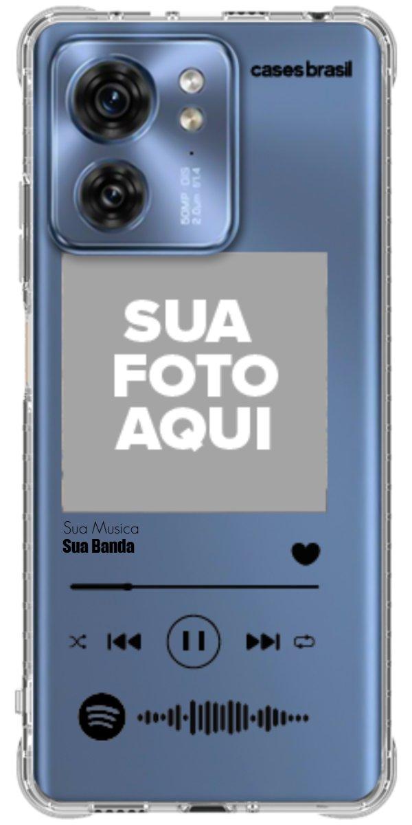 Capinha para Celular Polaroid com Sua Música