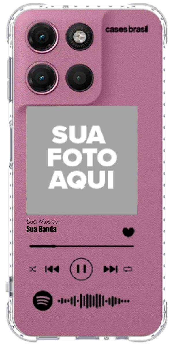 Capinha para Celular Polaroid com Sua Música