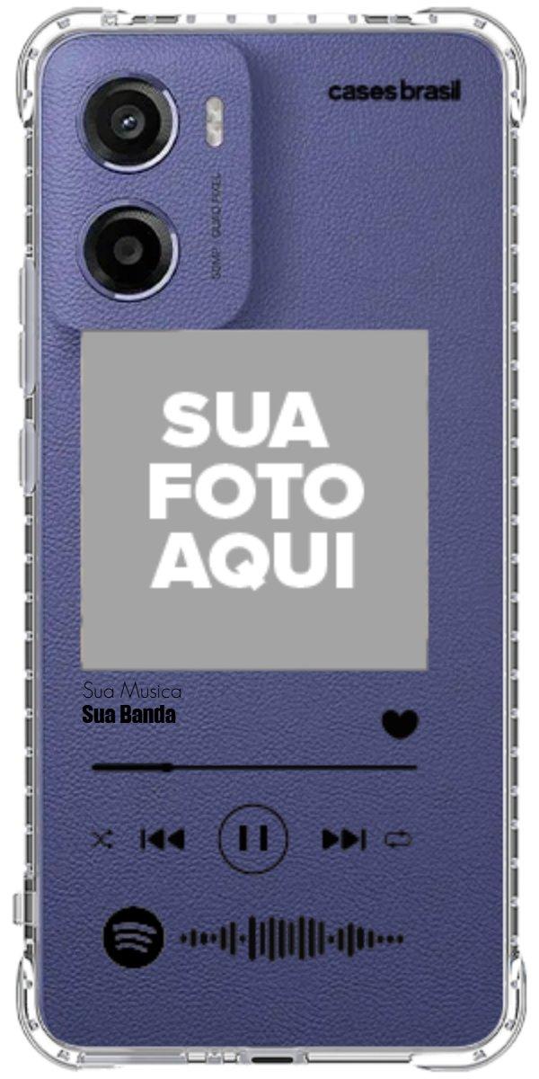 Capinha para Celular Polaroid com Sua Música