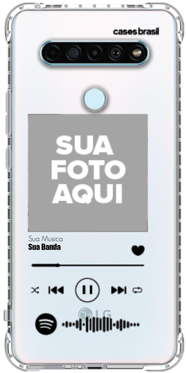 Capinha para Celular Polaroid com Sua Música
