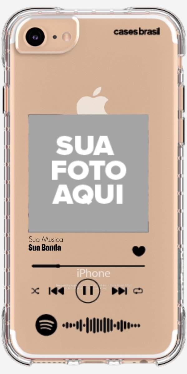 Capinha para Celular Polaroid com Sua Música
