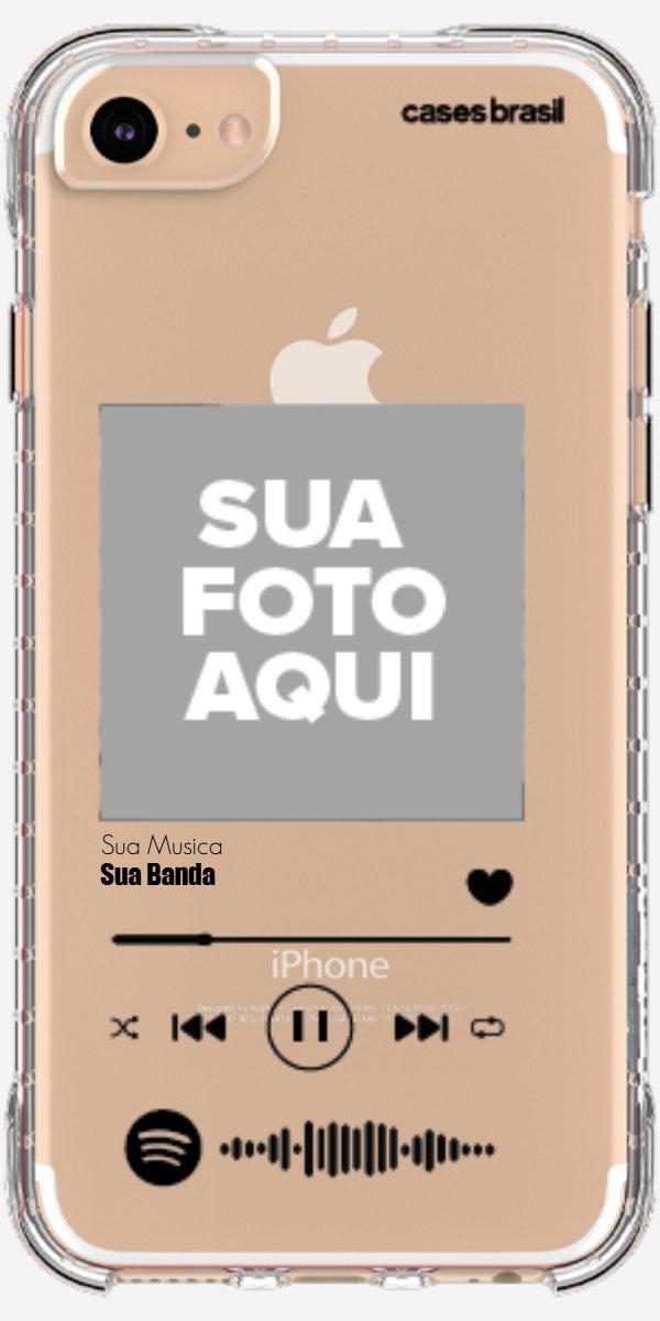 Capinha para Celular Polaroid com Sua Música