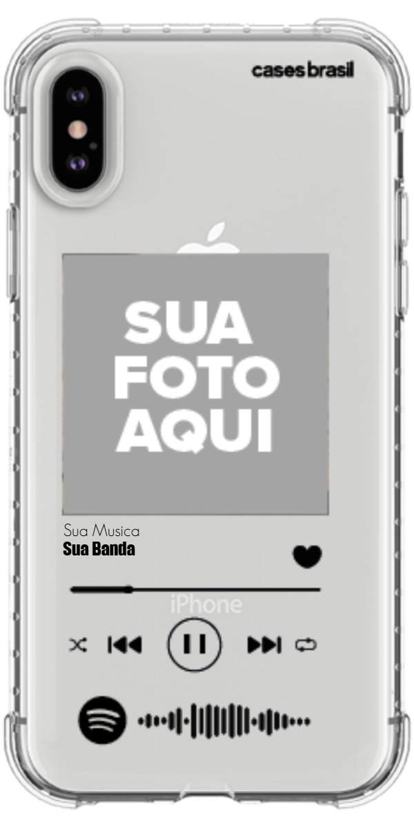 Capinha para Celular Polaroid com Sua Música
