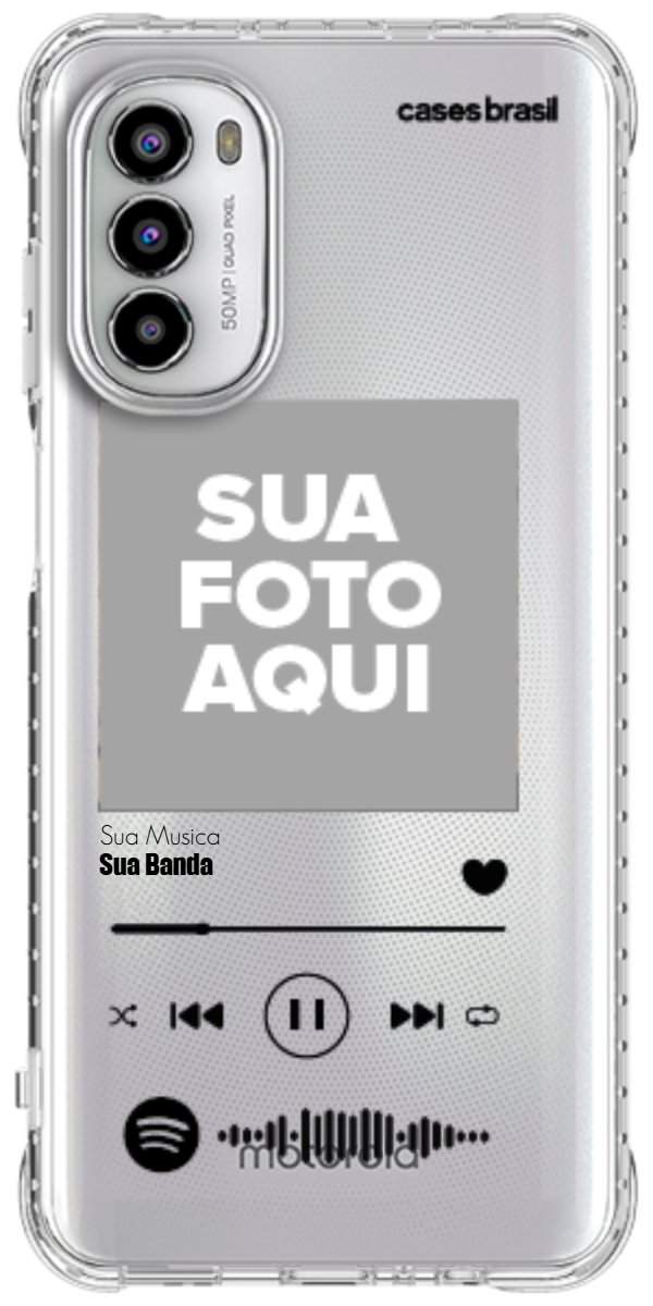 Capinha para Celular Polaroid com Sua Música