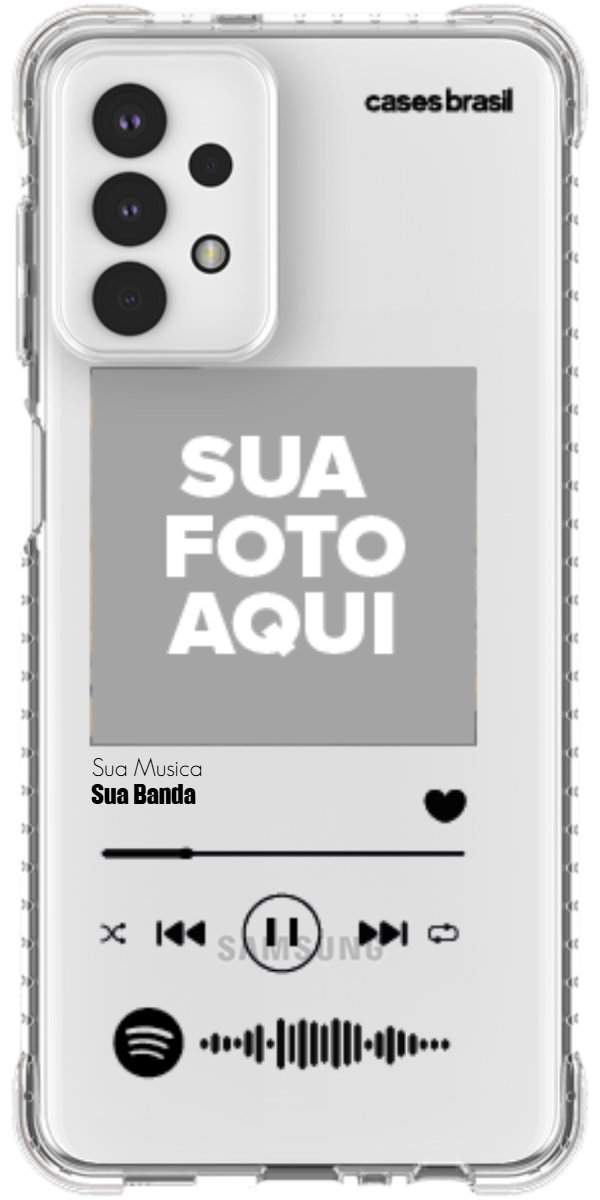 Capinha para Celular Polaroid com Sua Música