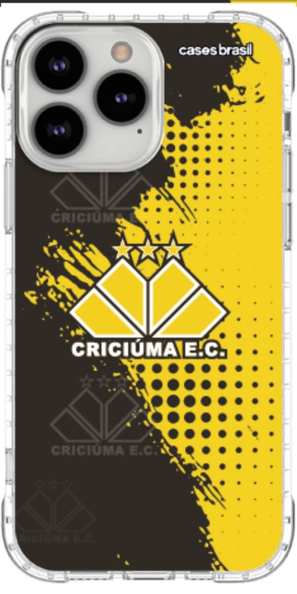 Capinha para celular Criciúma Estampa Oficial 02