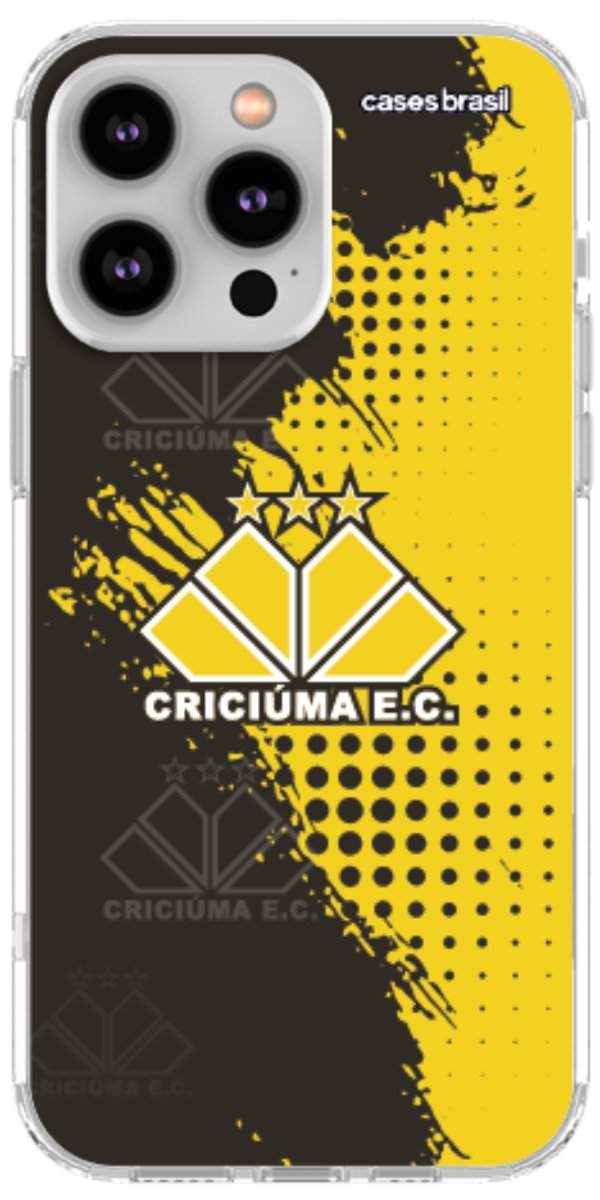 Capinha para celular Criciúma Estampa Oficial 02