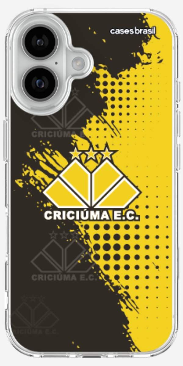 Capinha para celular Criciúma Estampa Oficial 02