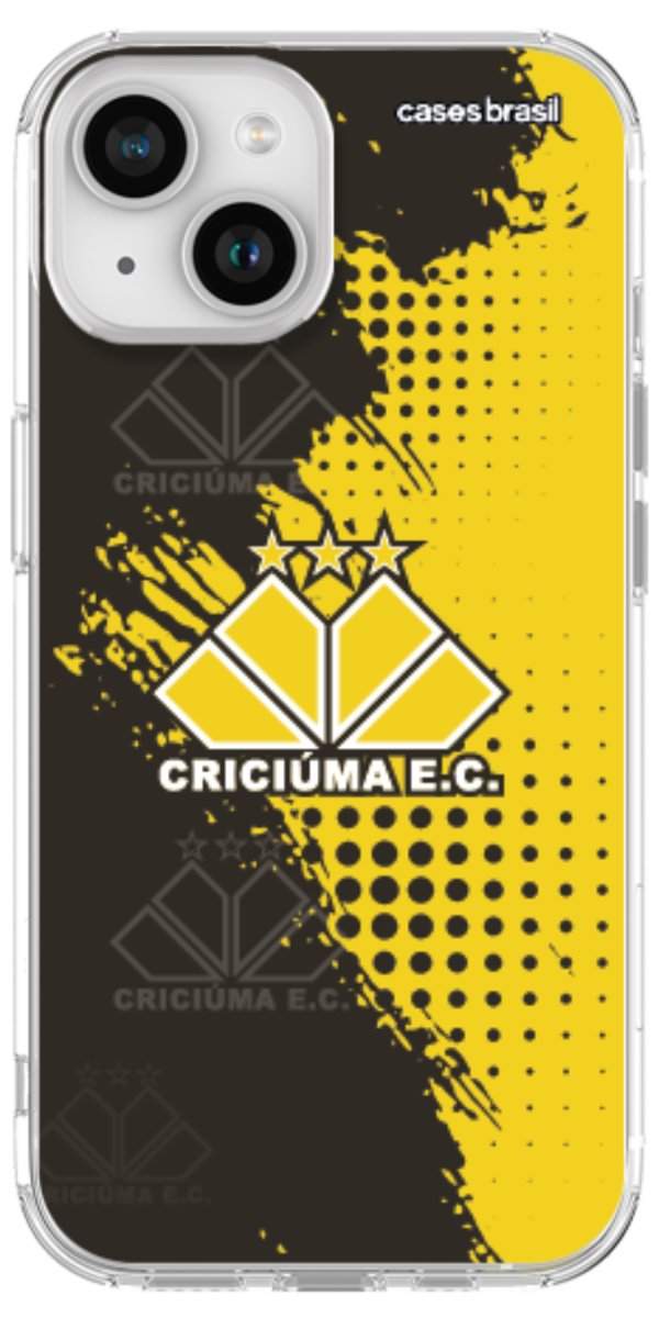 Capinha para celular Criciúma Estampa Oficial 02