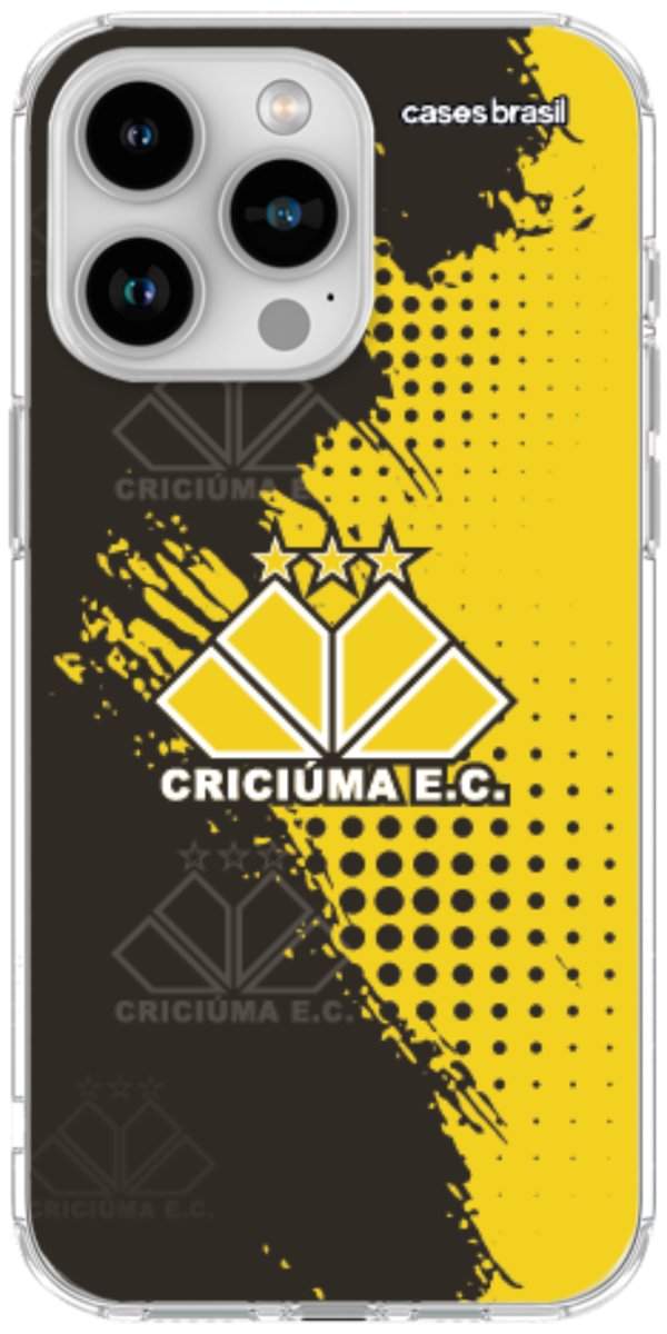 Capinha para celular Criciúma Estampa Oficial 02