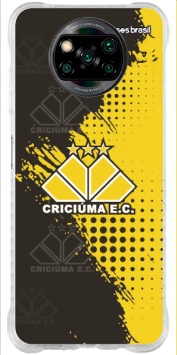 Capinha para celular Criciúma Estampa Oficial 02