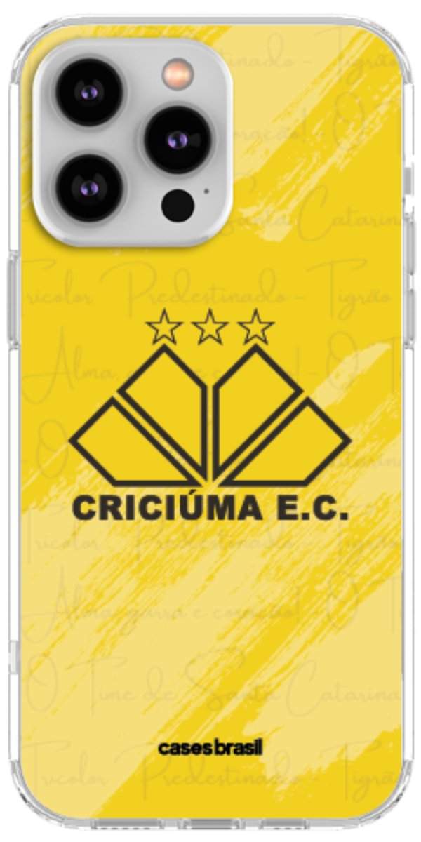 Capinha para Celular Criciúma Estampa Oficial 04