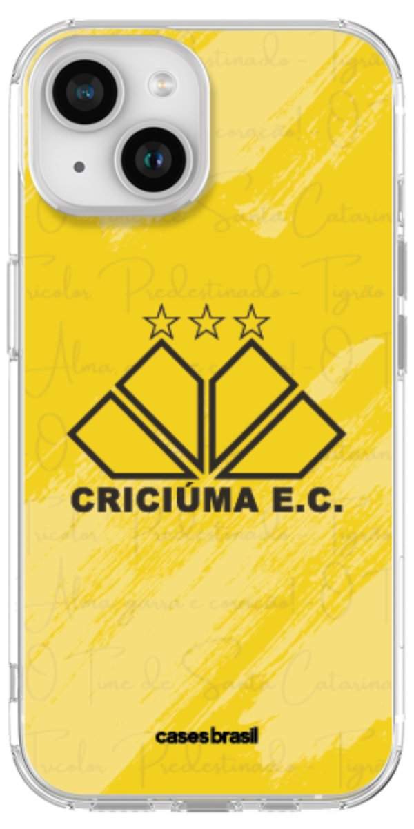 Capinha para Celular Criciúma Estampa Oficial 04