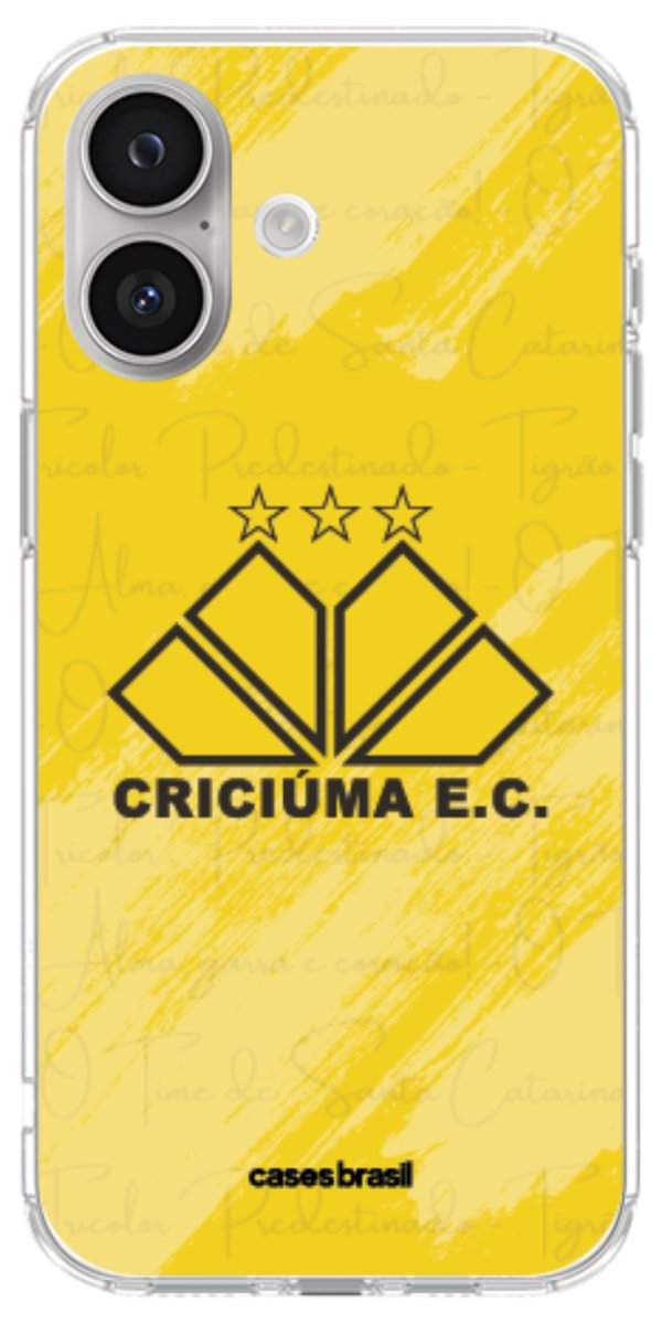 Capinha para Celular Criciúma Estampa Oficial 04