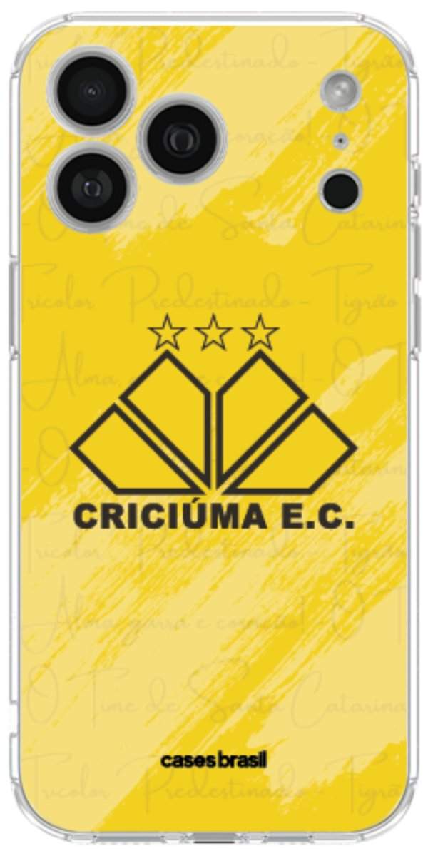 Capinha para Celular Criciúma Estampa Oficial 04