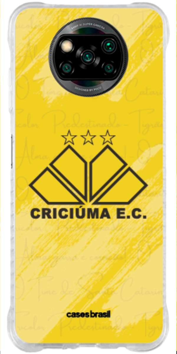 Capinha para Celular Criciúma Estampa Oficial 04