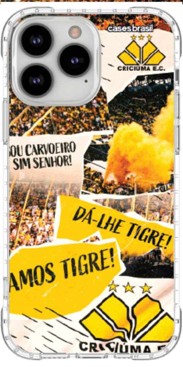 Capinha para Celular Criciúma Estampa Oficial 07