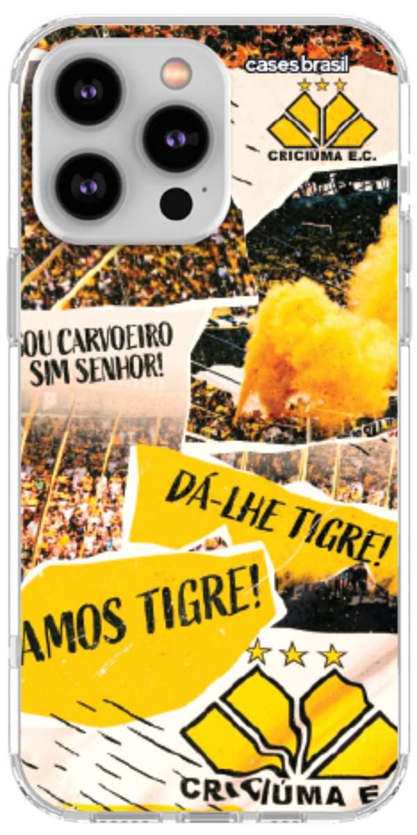 Capinha para Celular Criciúma Estampa Oficial 07