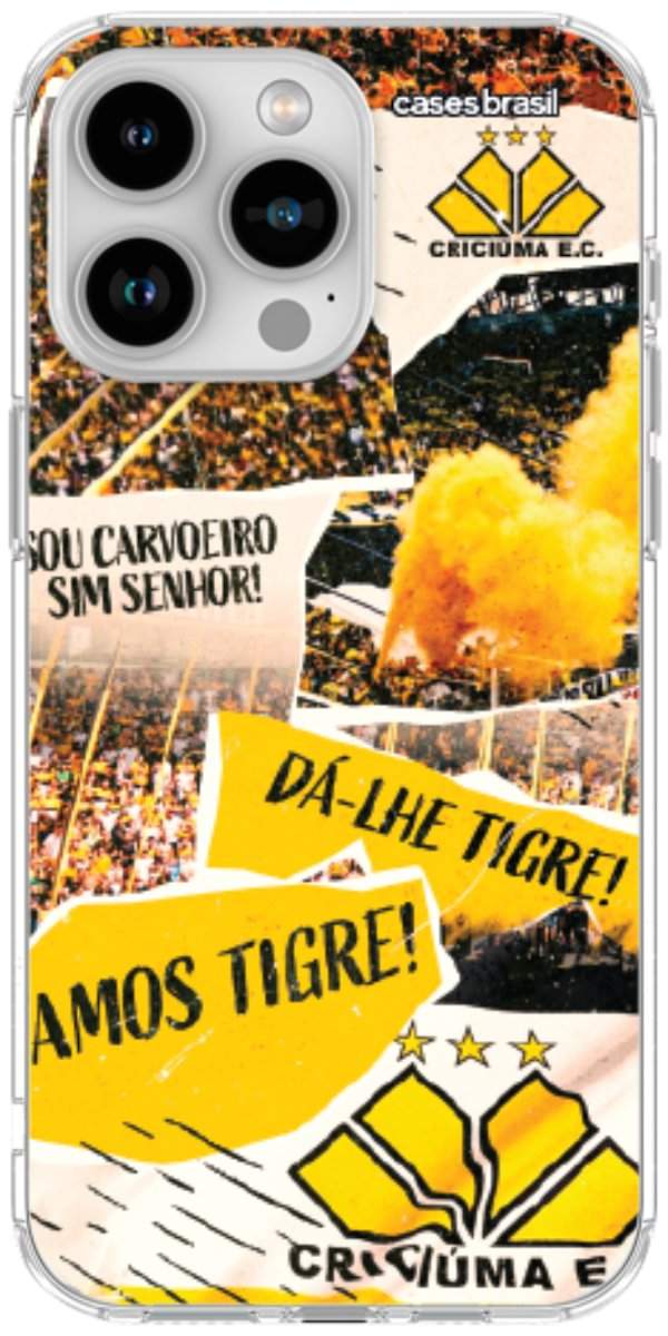 Capinha para Celular Criciúma Estampa Oficial 07