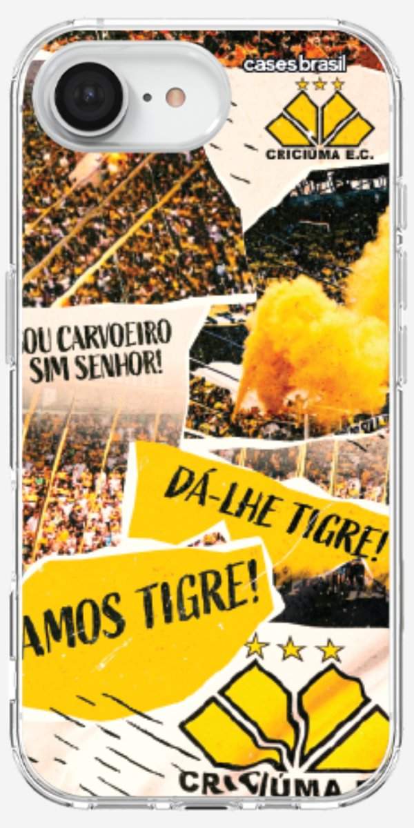 Capinha para Celular Criciúma Estampa Oficial 07