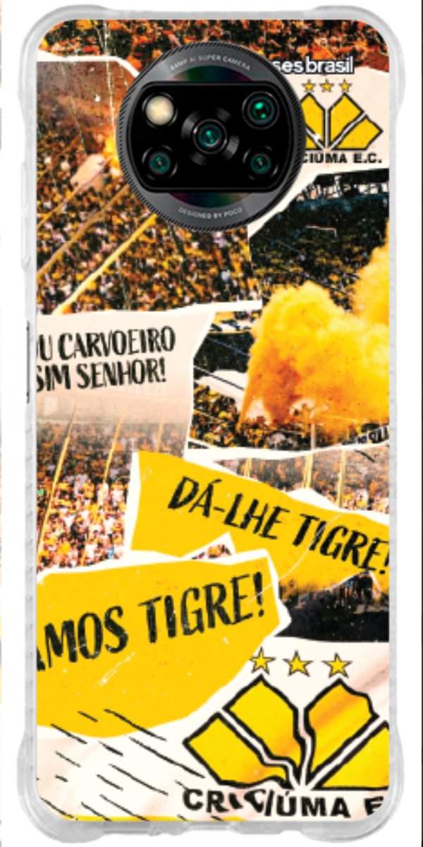 Capinha para Celular Criciúma Estampa Oficial 07