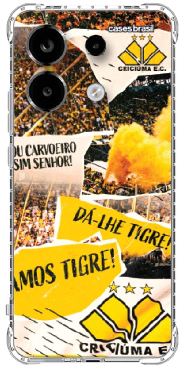 Capinha para Celular Criciúma Estampa Oficial 07