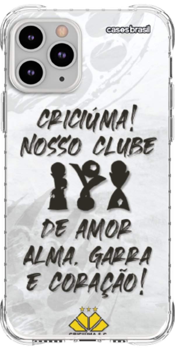 Capinha para Celular Crciúma Estampa Oficial 09