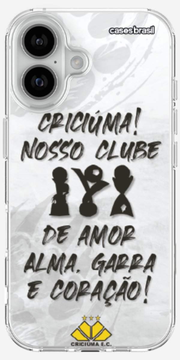 Capinha para Celular Crciúma Estampa Oficial 09