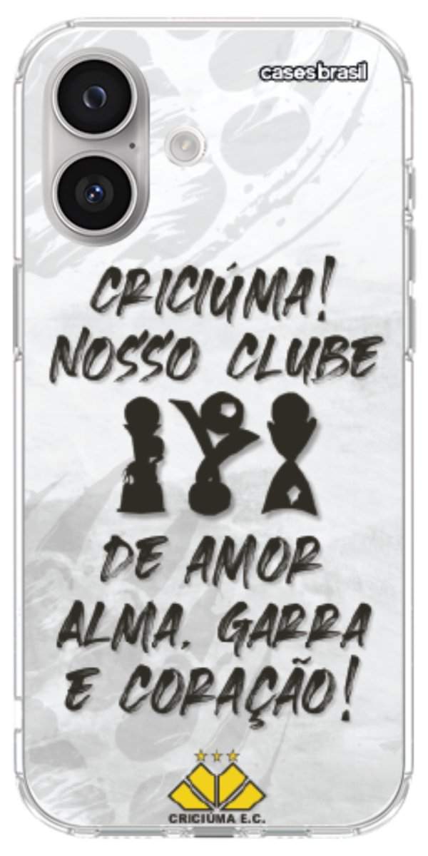 Capinha para Celular Crciúma Estampa Oficial 09