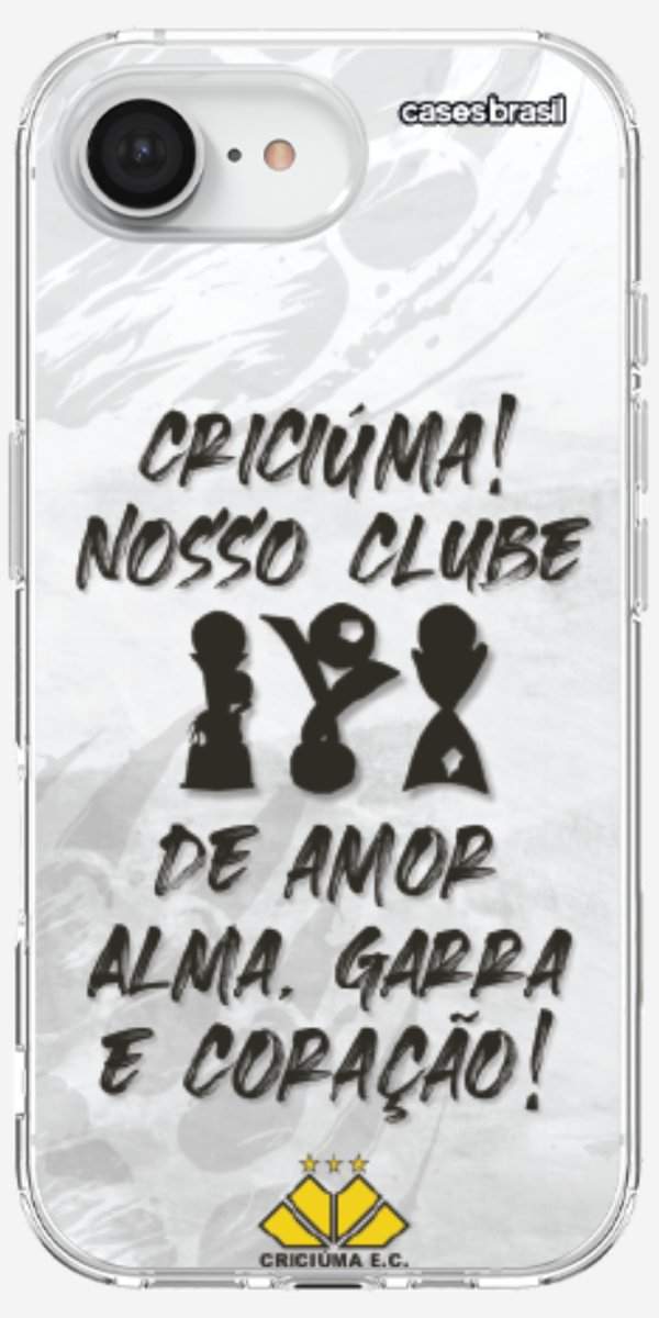 Capinha para Celular Crciúma Estampa Oficial 09