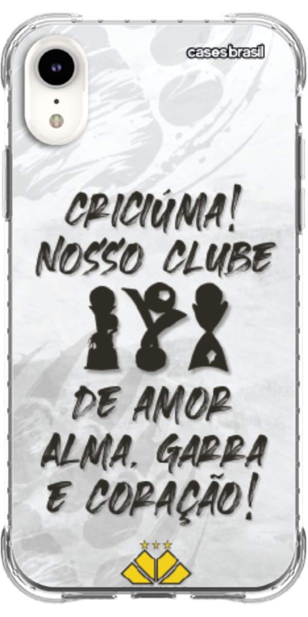 Capinha para Celular Crciúma Estampa Oficial 09
