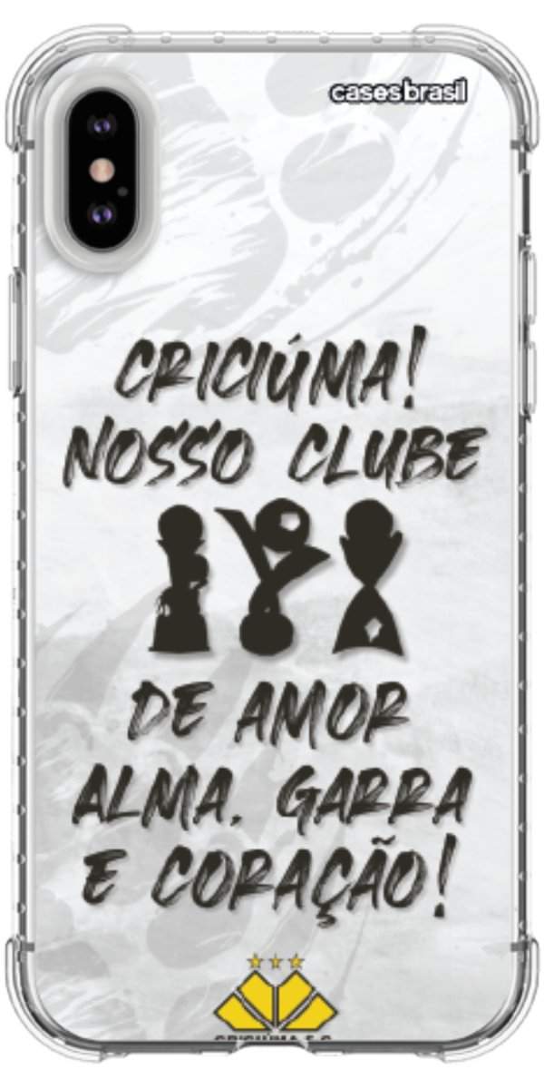 Capinha para Celular Crciúma Estampa Oficial 09