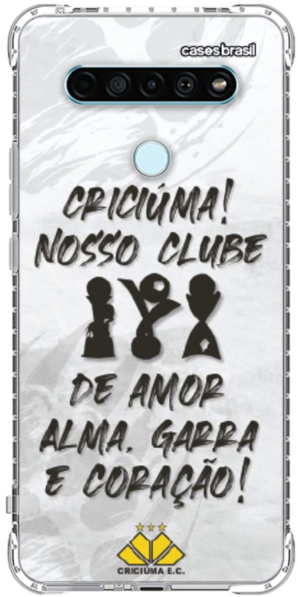 Capinha para Celular Crciúma Estampa Oficial 09