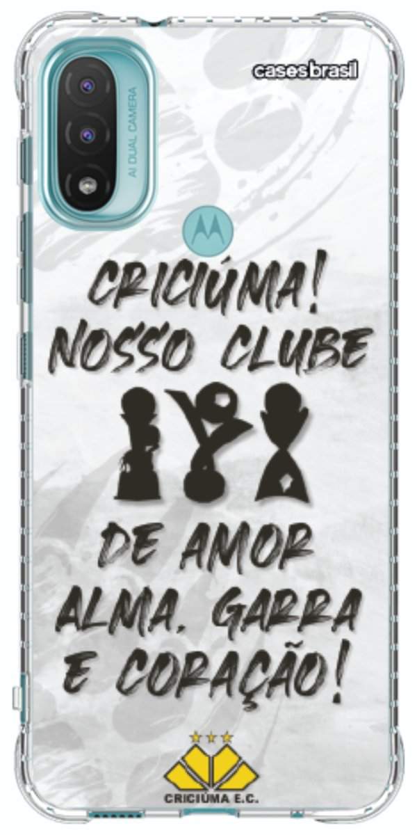 Capinha para Celular Crciúma Estampa Oficial 09