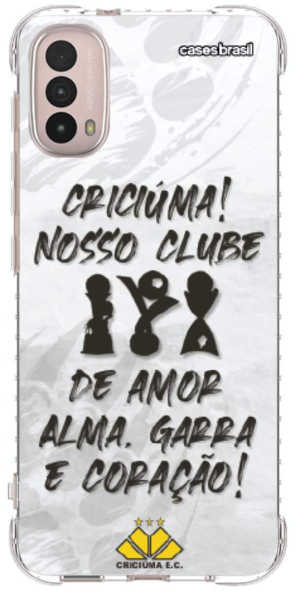 Capinha para Celular Crciúma Estampa Oficial 09