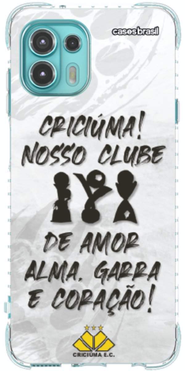 Capinha para Celular Crciúma Estampa Oficial 09