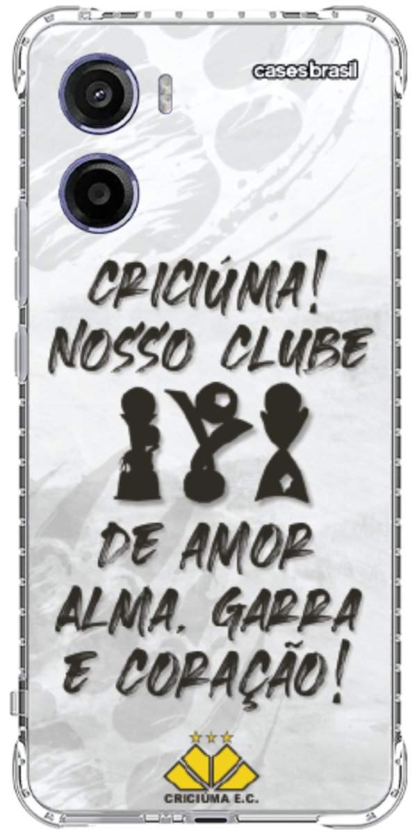Capinha para Celular Crciúma Estampa Oficial 09