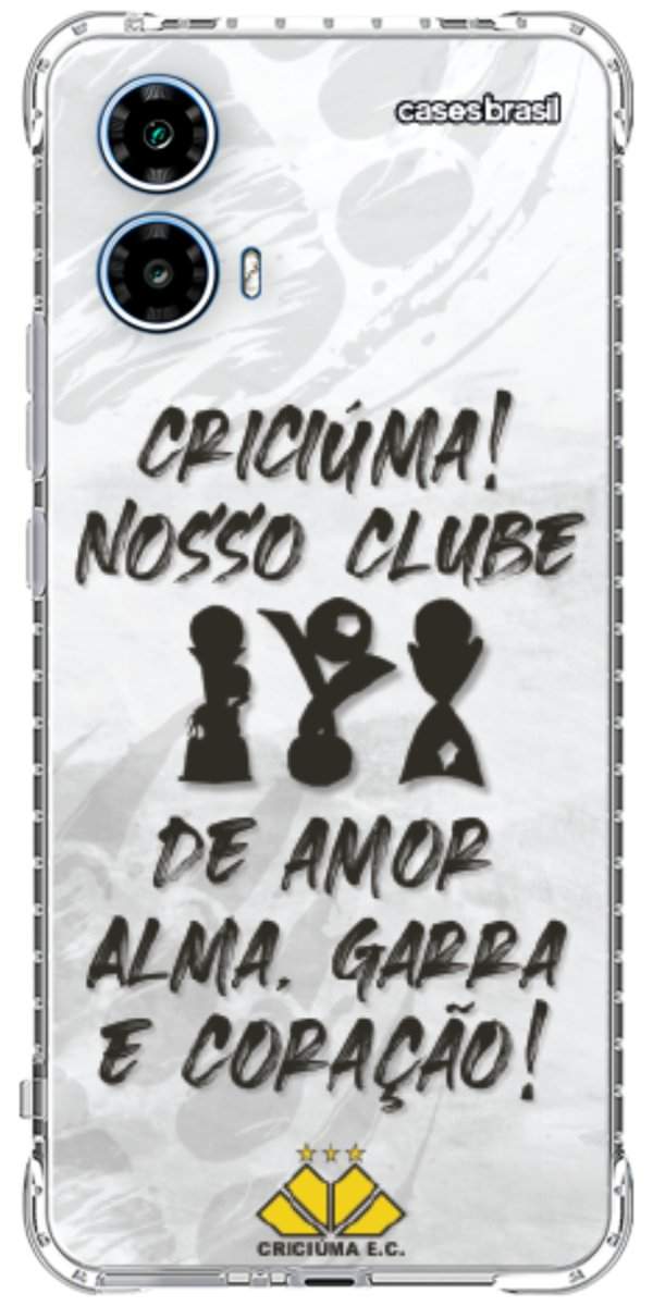 Capinha para Celular Crciúma Estampa Oficial 09