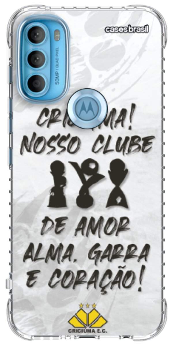 Capinha para Celular Crciúma Estampa Oficial 09