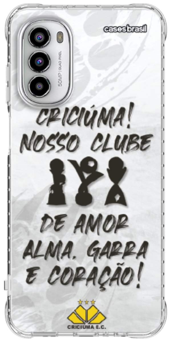Capinha para Celular Crciúma Estampa Oficial 09