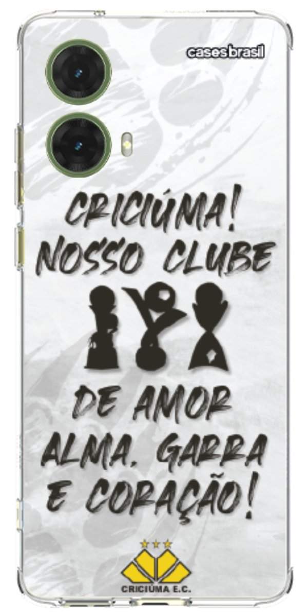 Capinha para Celular Crciúma Estampa Oficial 09