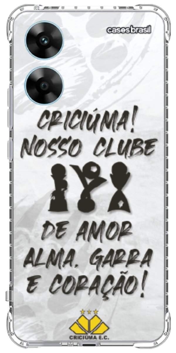 Capinha para Celular Crciúma Estampa Oficial 09