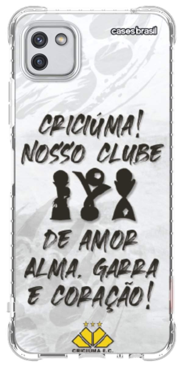Capinha para Celular Crciúma Estampa Oficial 09