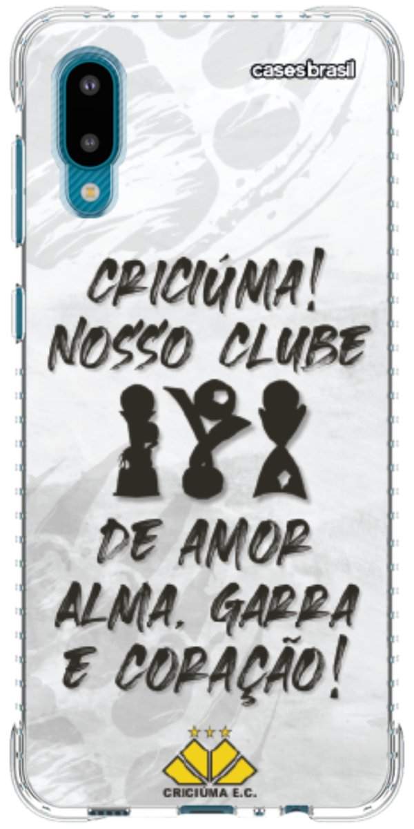 Capinha para Celular Crciúma Estampa Oficial 09