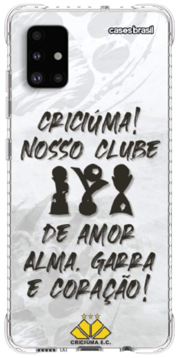 Capinha para Celular Crciúma Estampa Oficial 09
