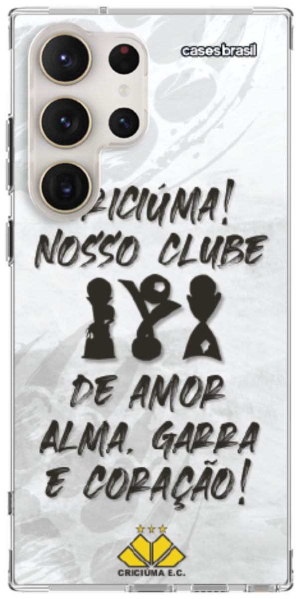 Capinha para Celular Crciúma Estampa Oficial 09