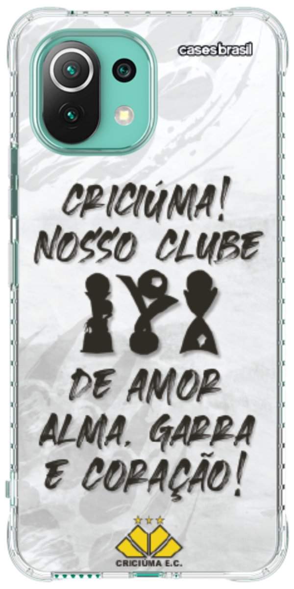 Capinha para Celular Crciúma Estampa Oficial 09