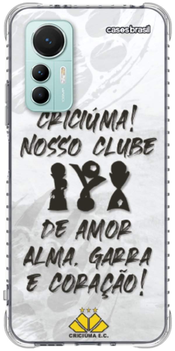 Capinha para Celular Crciúma Estampa Oficial 09