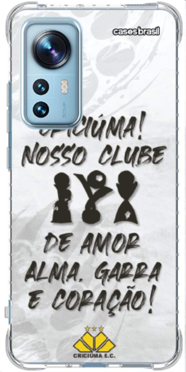 Capinha para Celular Crciúma Estampa Oficial 09